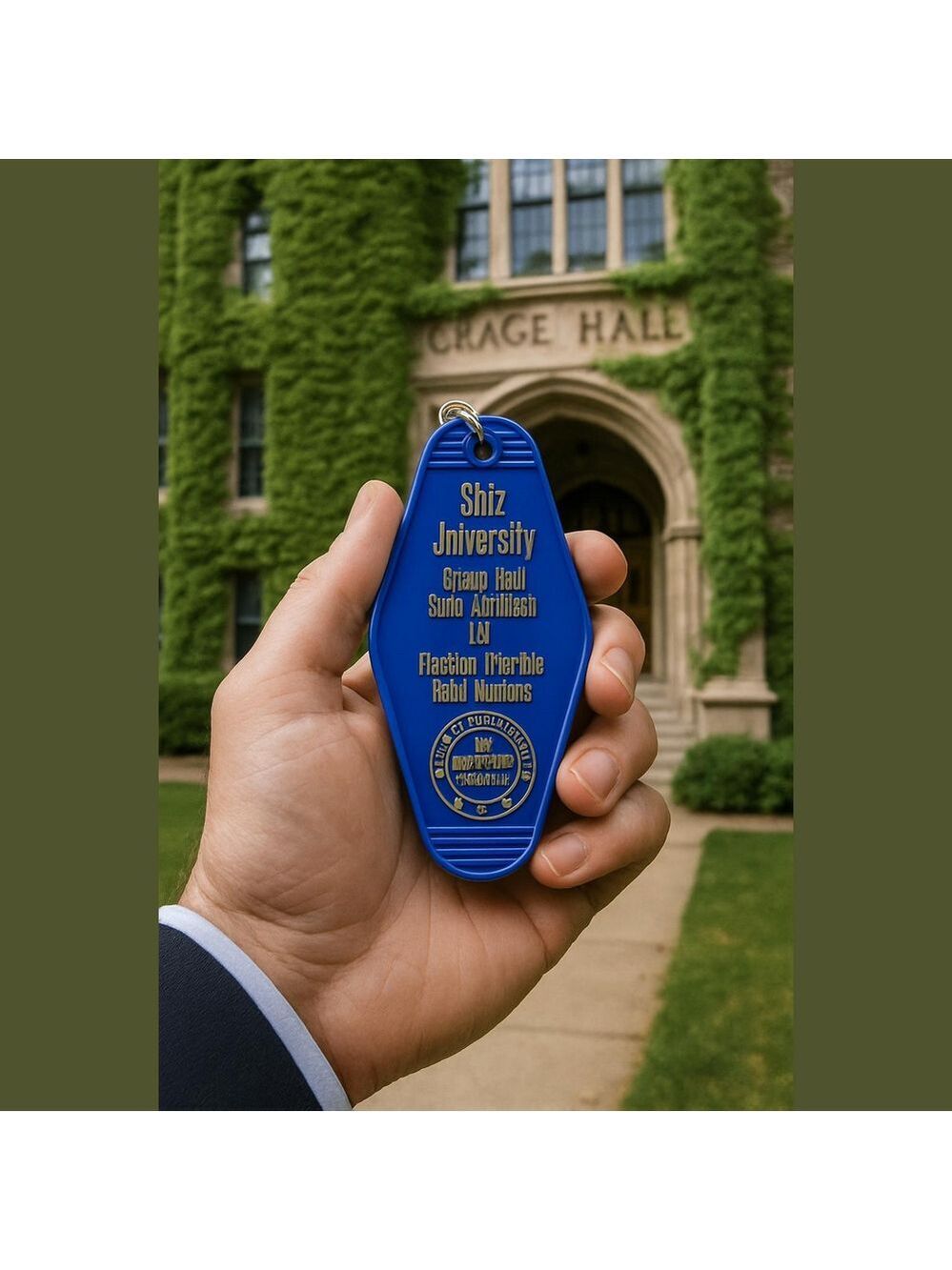 ($8) Wicked Shiz University Keychain
